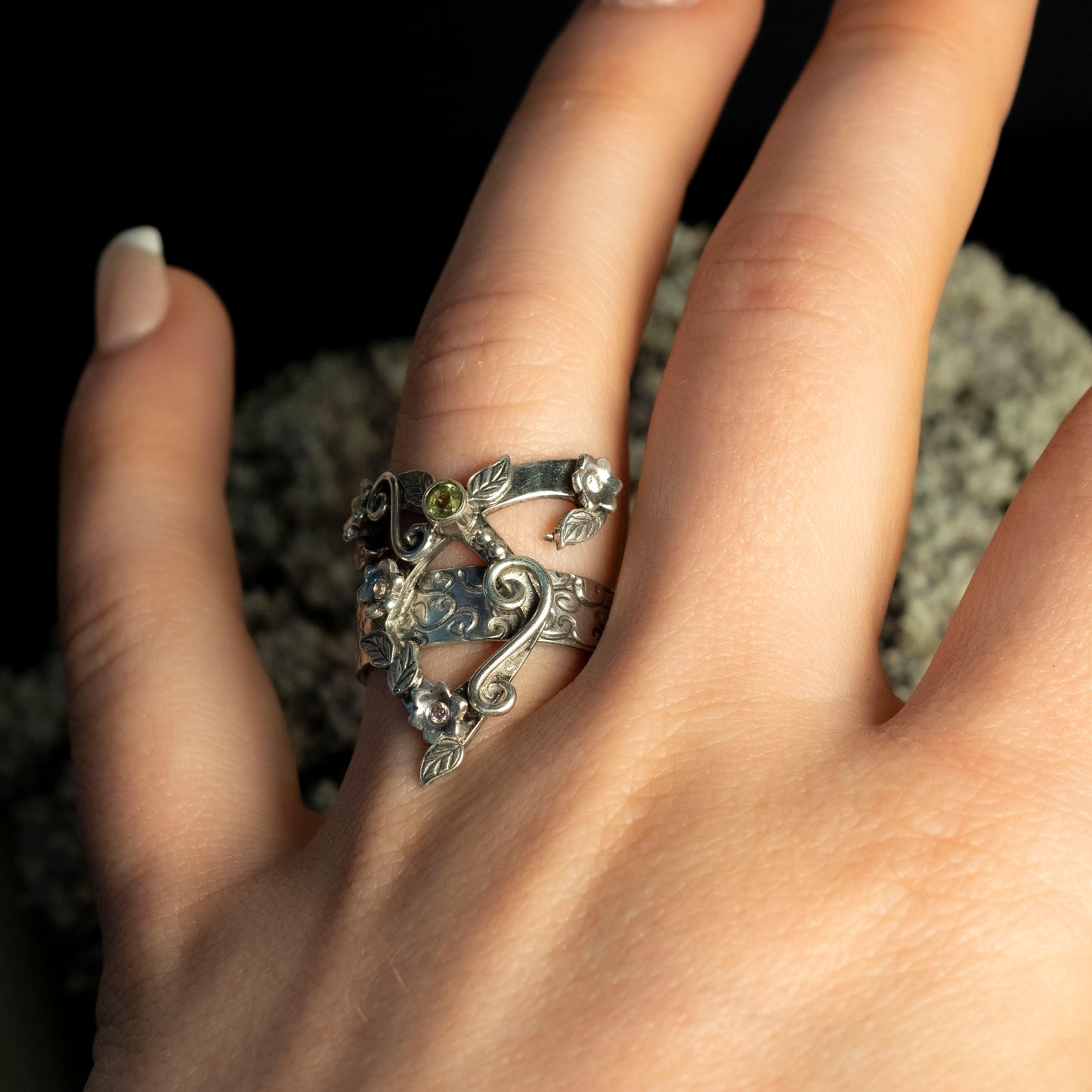 Flower Power - Angelic Power Rune Ring - Hebel Design