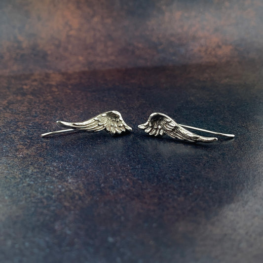 nephilim wings earrings, angel wings, fallen angel
