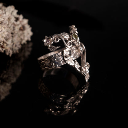 Flower Power - Angelic Power Rune Ring - Hebel Design