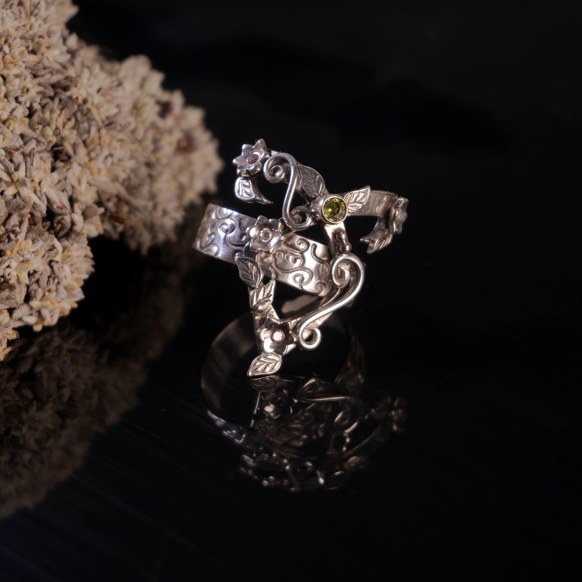 Flower Power - Angelic Power Rune Ring - Hebel Design