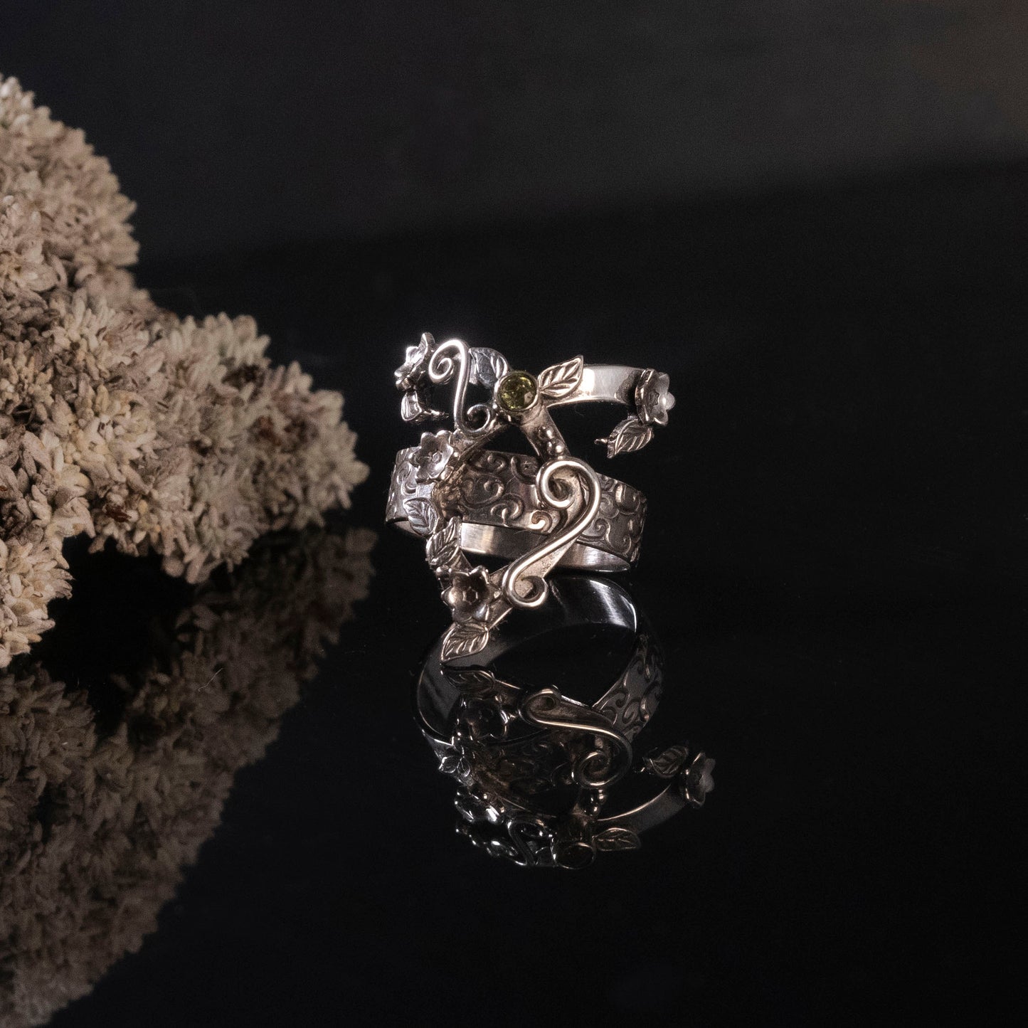 Flower Power - Angelic Power Rune Ring - Hebel Design