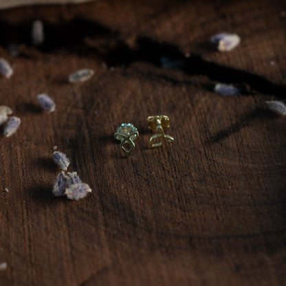 Angelic Power Rune Tiny Earrings - Hebel Design