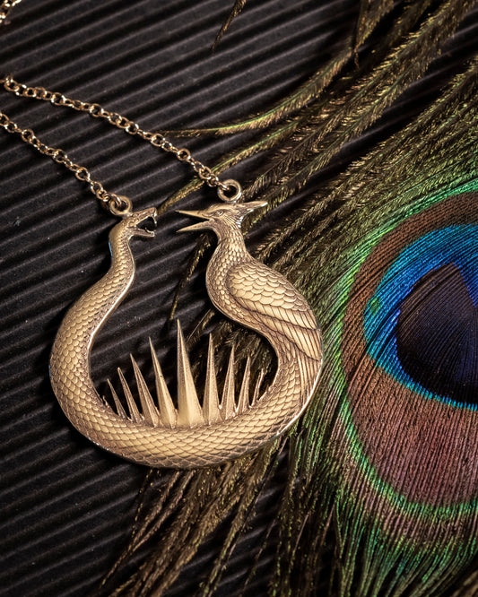 Brass Flint Striker Necklace from Sunrise at the Reaping cover