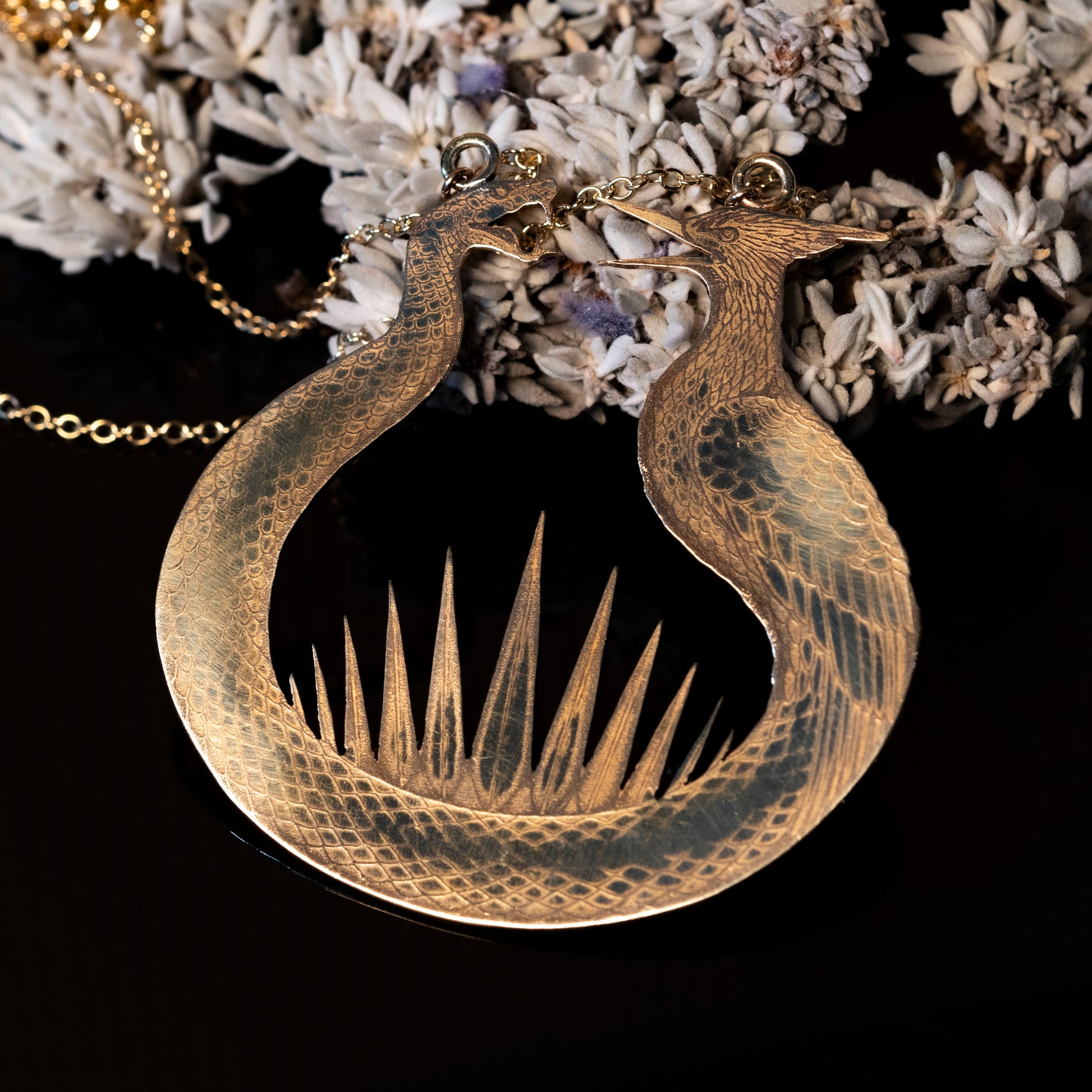 Brass Flint Striker Pendant - Hebel Design