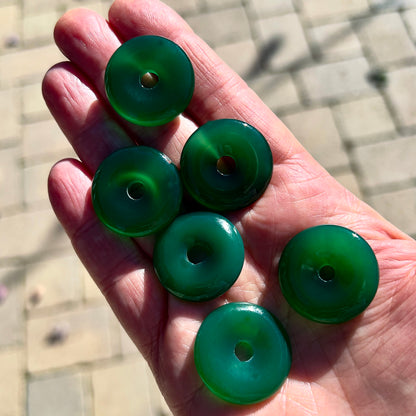 6 jade stones for Jem's Jade Necklace