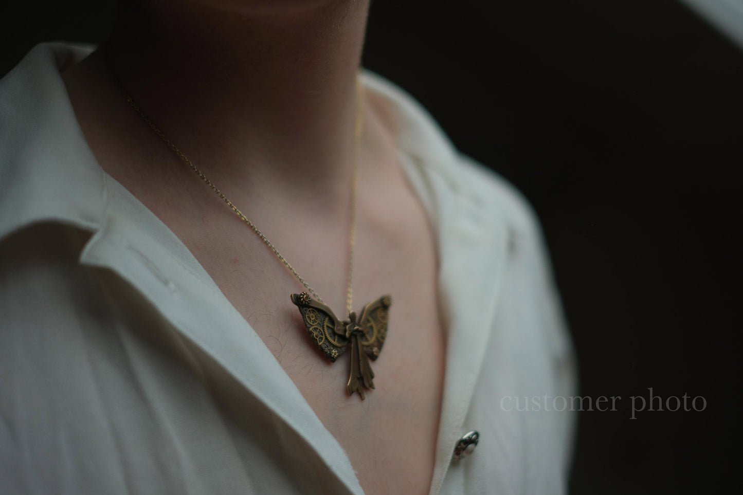 Tessa's Clockwork Angel Necklace