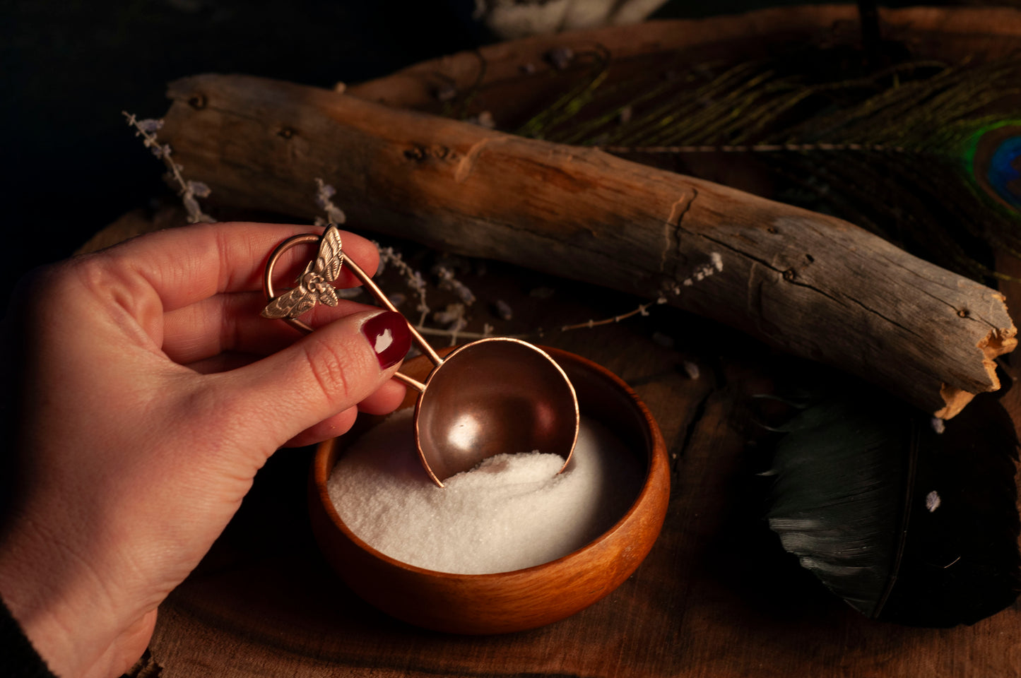 Death Moth Copper Coffee Scoop - Hebel Design