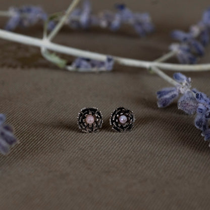 Monthly Bloom Stud Earrings - Hebel Design