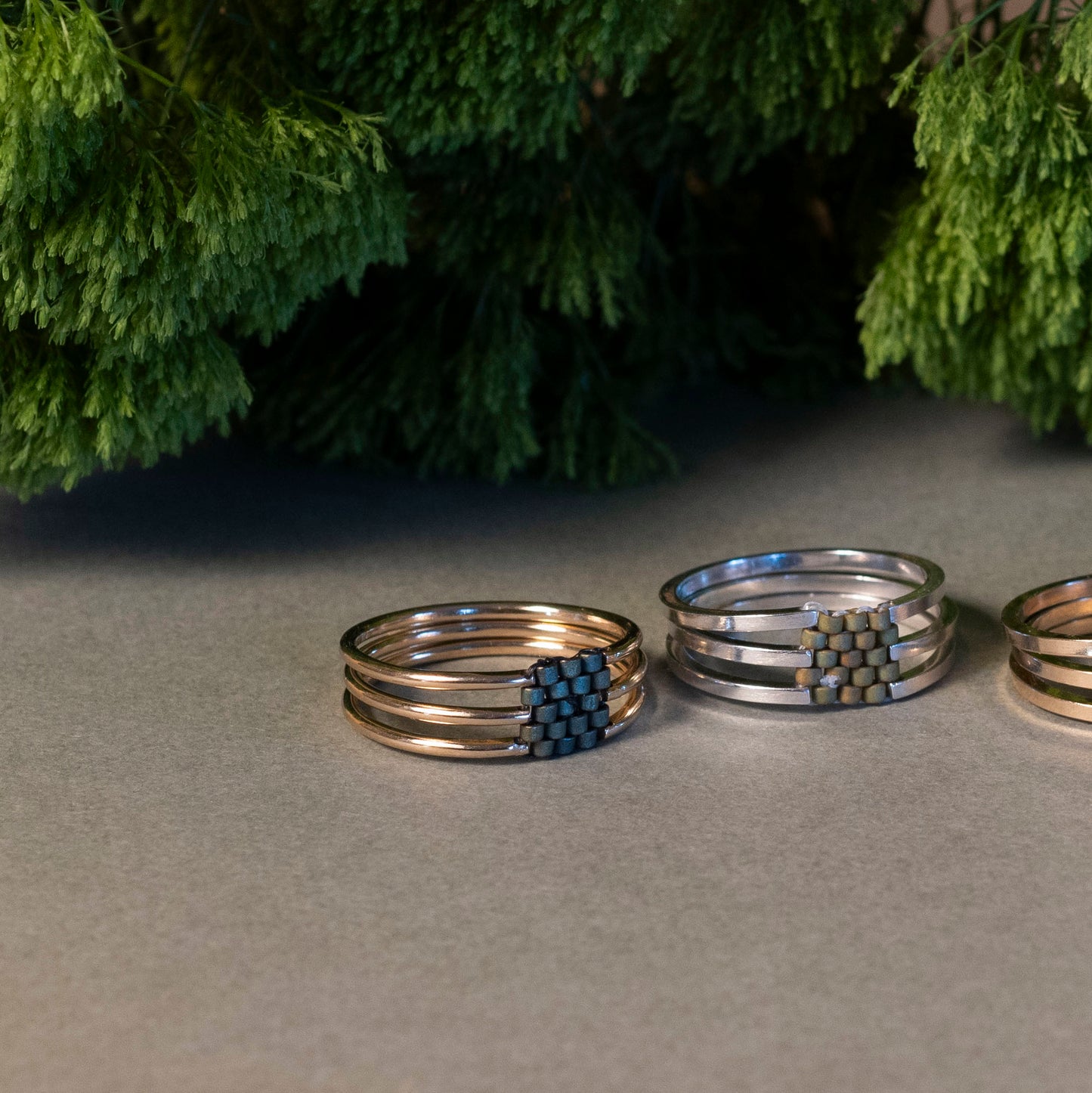 Three Rivers Ring - Round Wire - Hebel Design