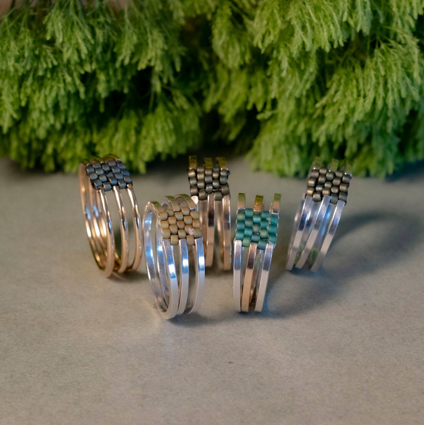 Three Rivers Ring - Round Wire - Hebel Design