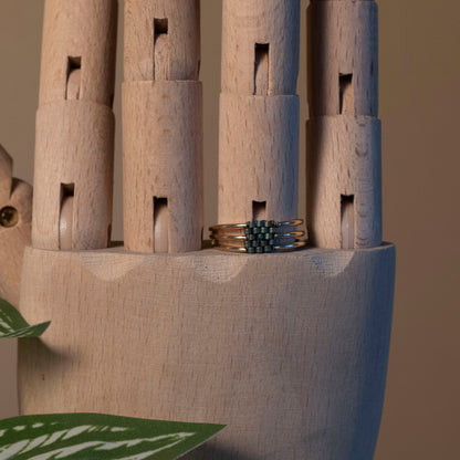 Three Rivers Ring - Round Wire - Hebel Design