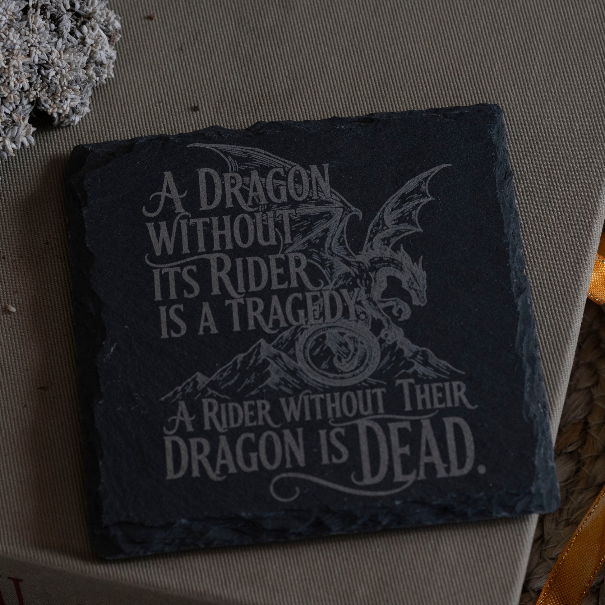 Quote Slate Coaster - Hebel Design