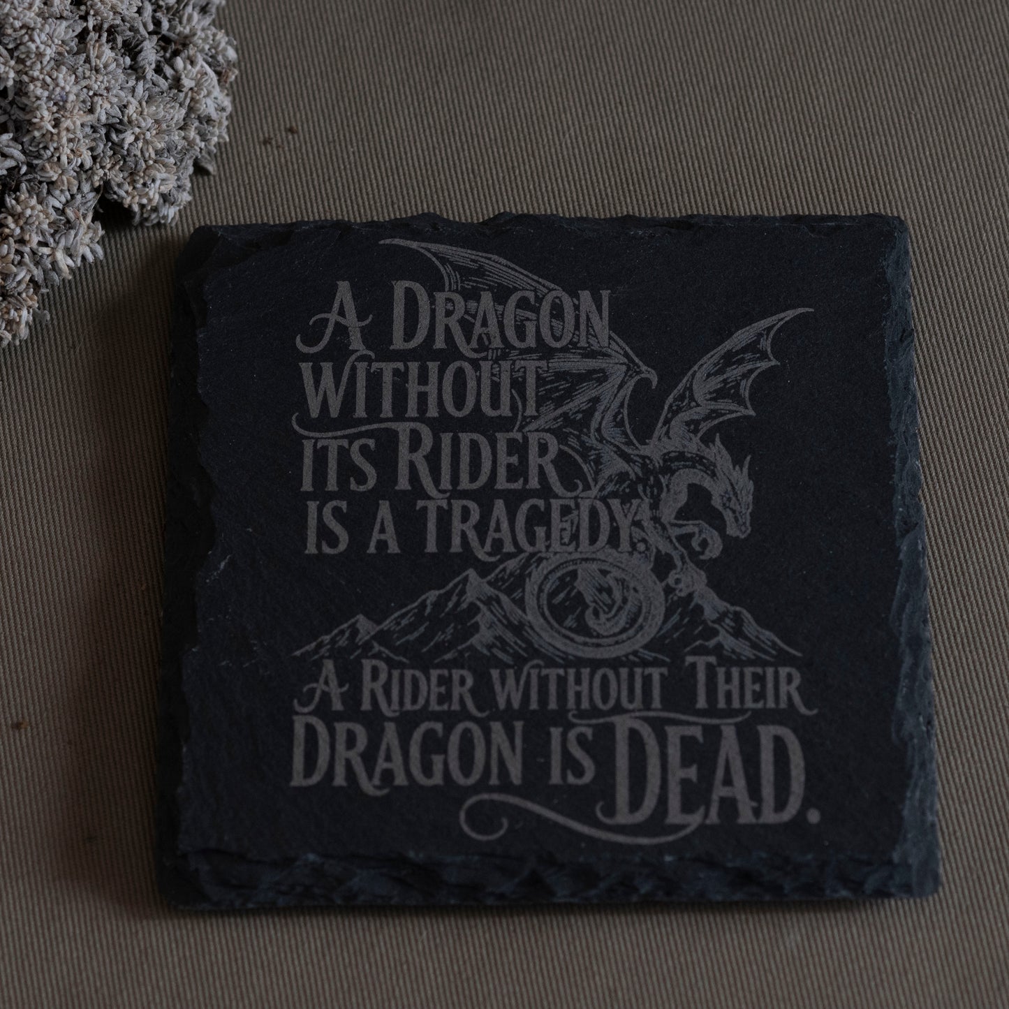 Quote Slate Coaster - Hebel Design