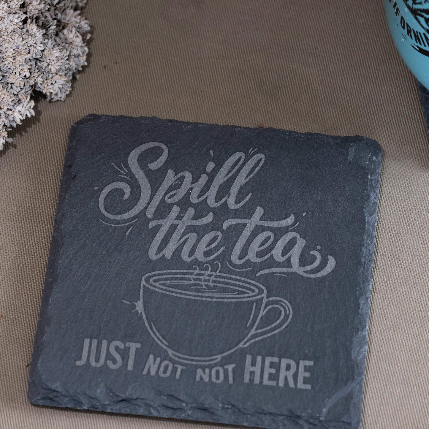 Quote Slate Coaster - Hebel Design