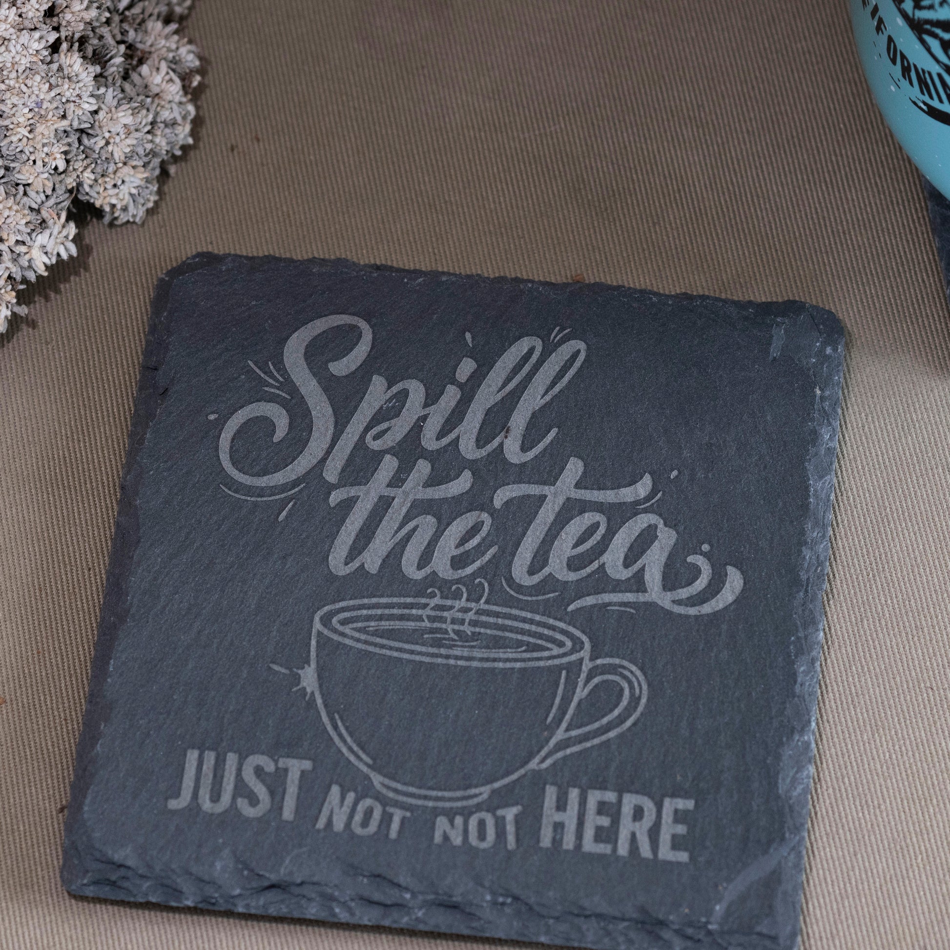 Quote Slate Coaster - Hebel Design