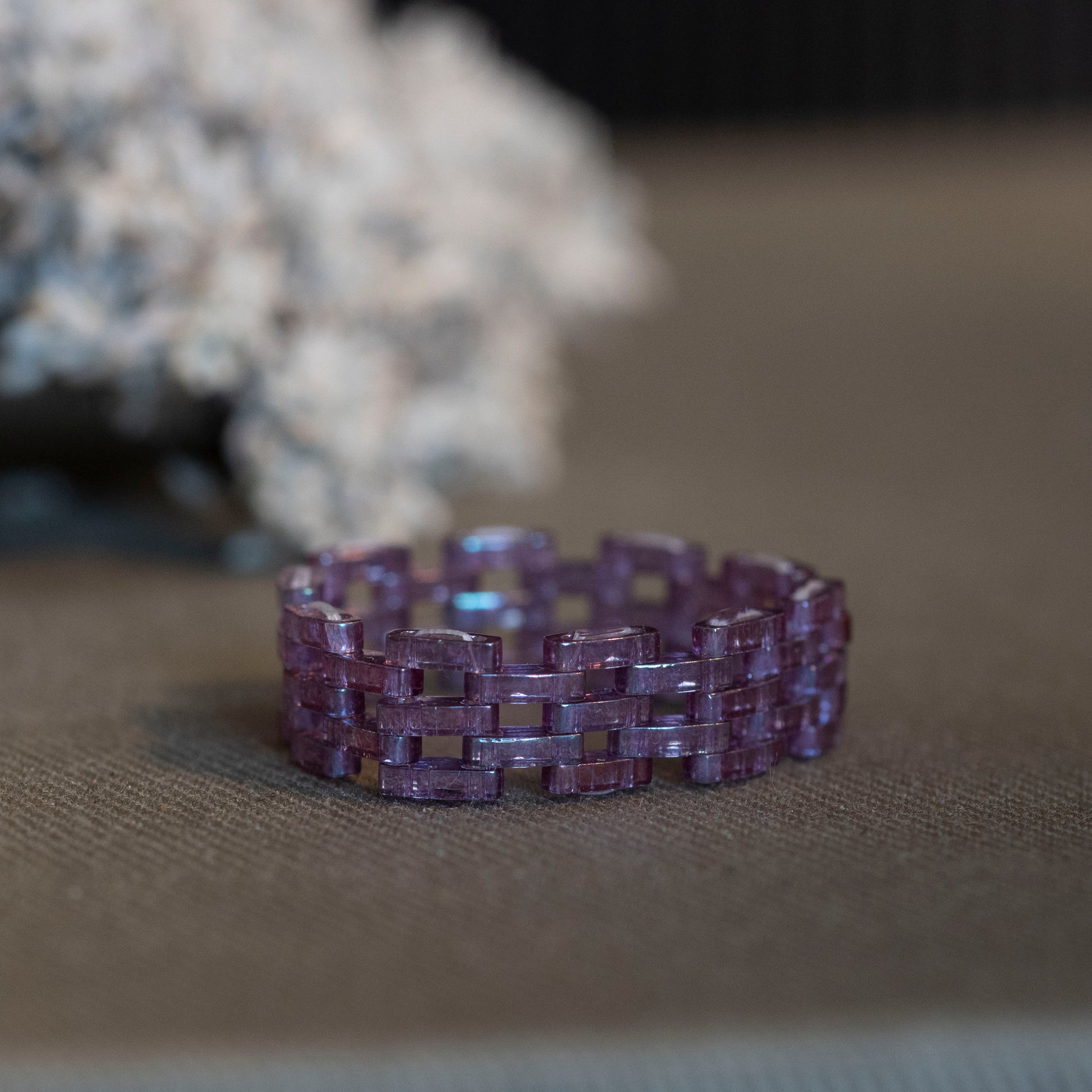 Panther Style Beaded rings - Hebel Design