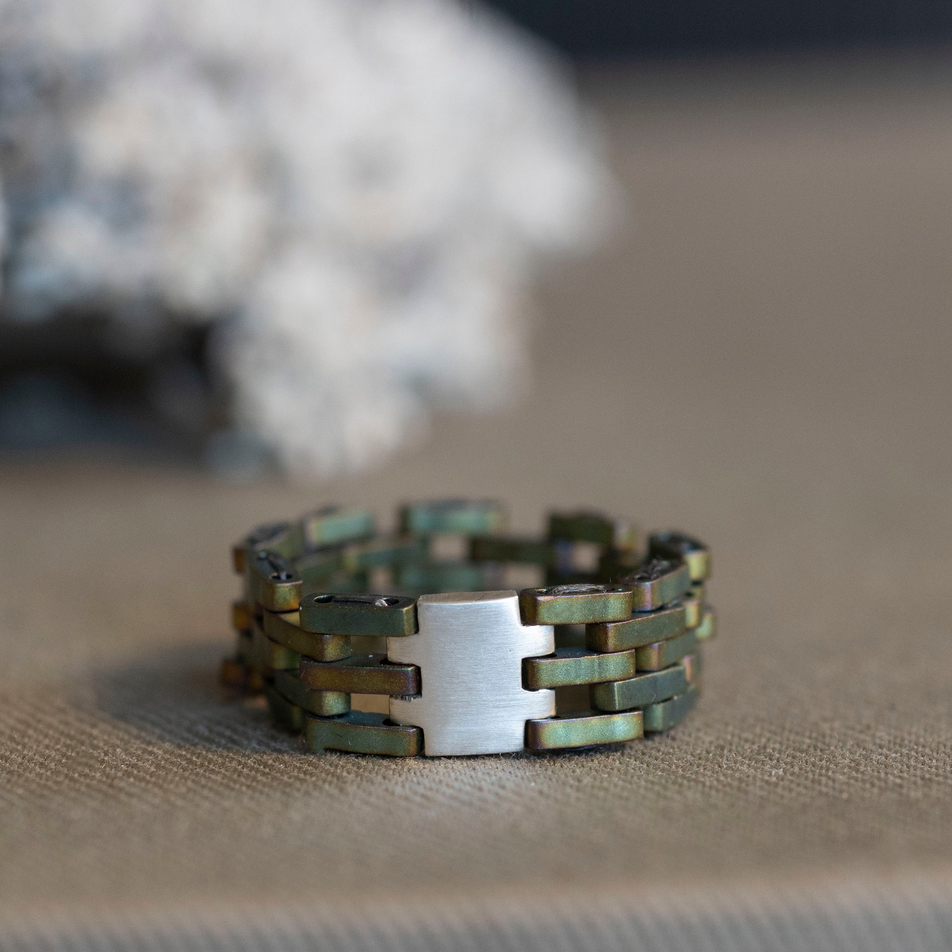Panther Style Silver and Bead rings - Hebel Design