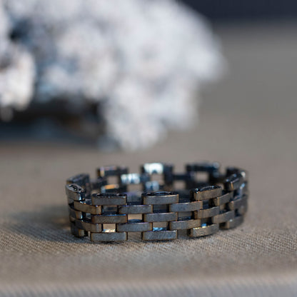 Panther Style Beaded rings - Hebel Design