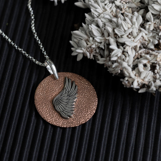 Detail of Odessa's Wing Pendant
