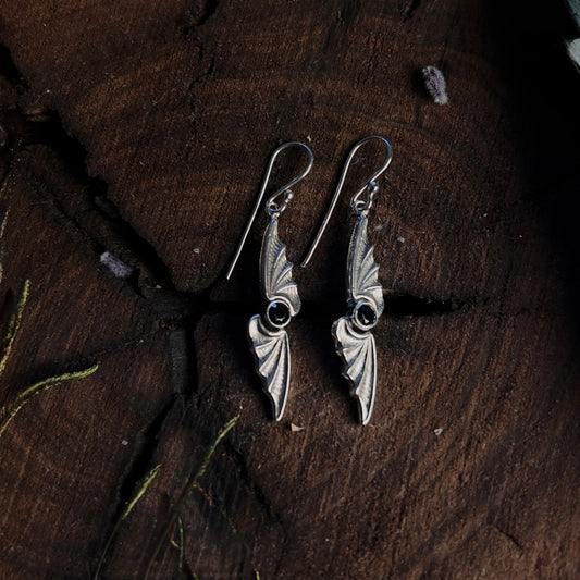 Wing in Stone Earrings - Hebel Design