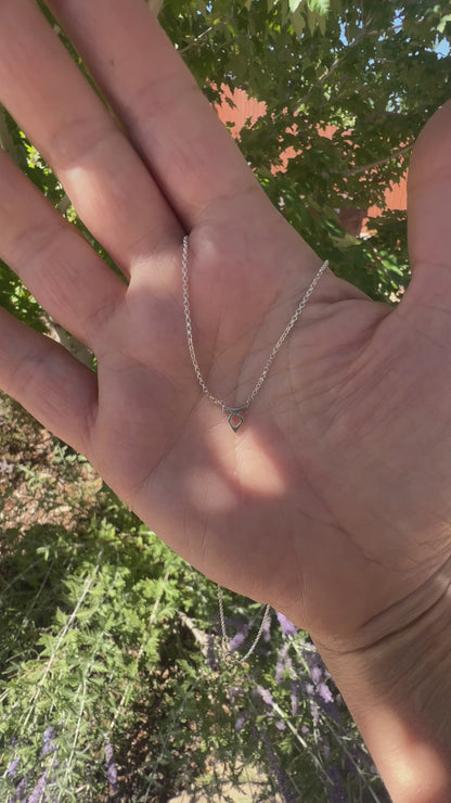 Angelic Power Rune Tiny Necklace - SILVER