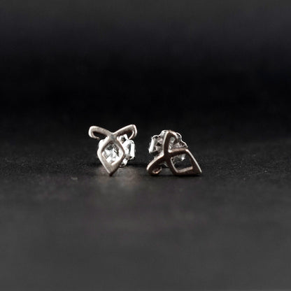 tiny angelic power rune earrings, angelic power