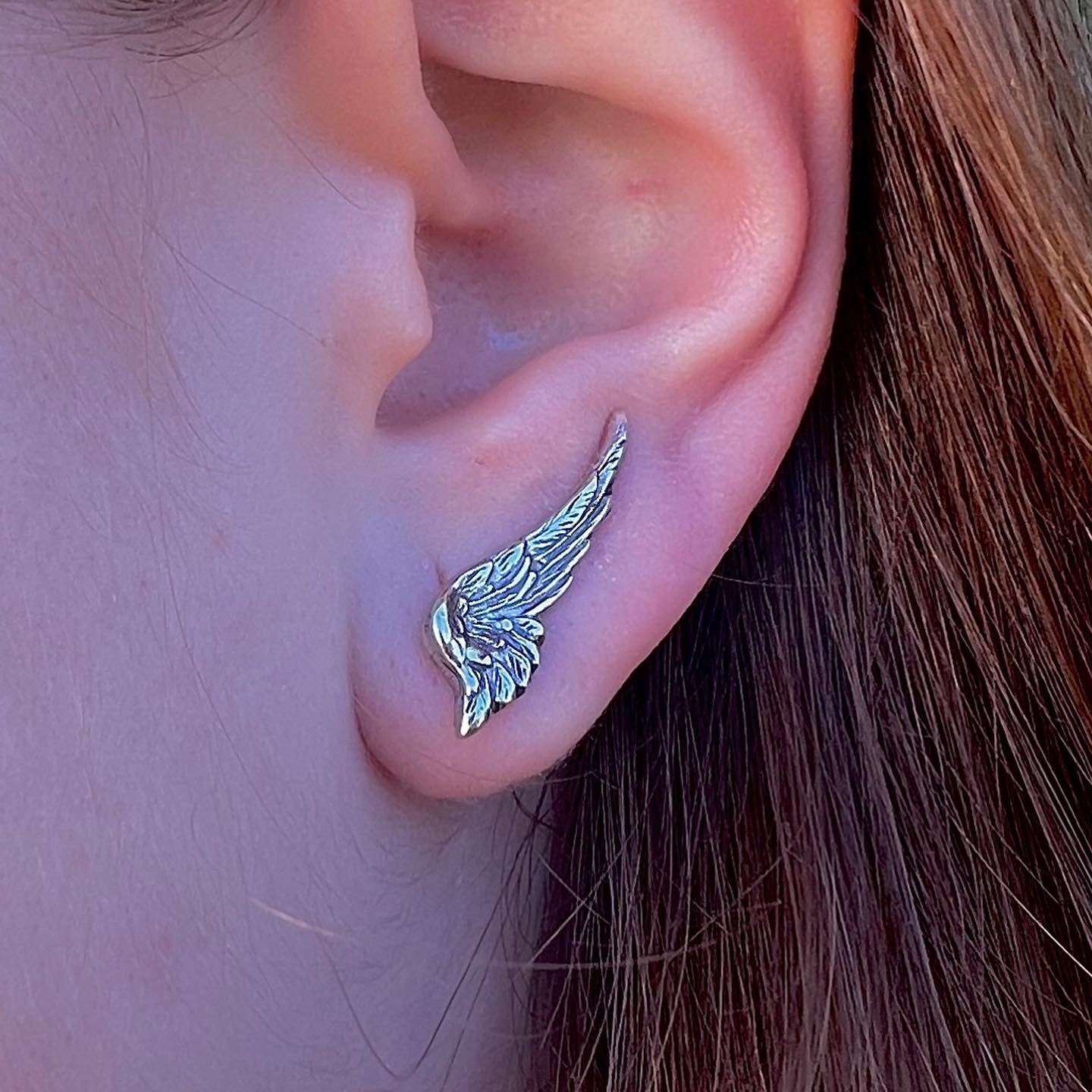 nephilim wings earrings, angel wings, fallen angel