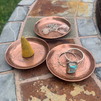 Mermaid Copper Dish - Hebel Design
