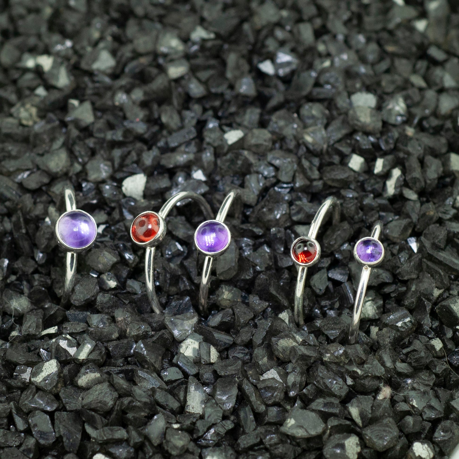 Stone Stacker Ring - 6mm - Hebel Design