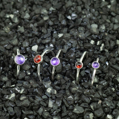 Stone Stacker Ring - 6mm - Hebel Design