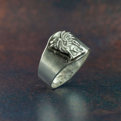will's dragon ring, dragon ring, welsh dragon