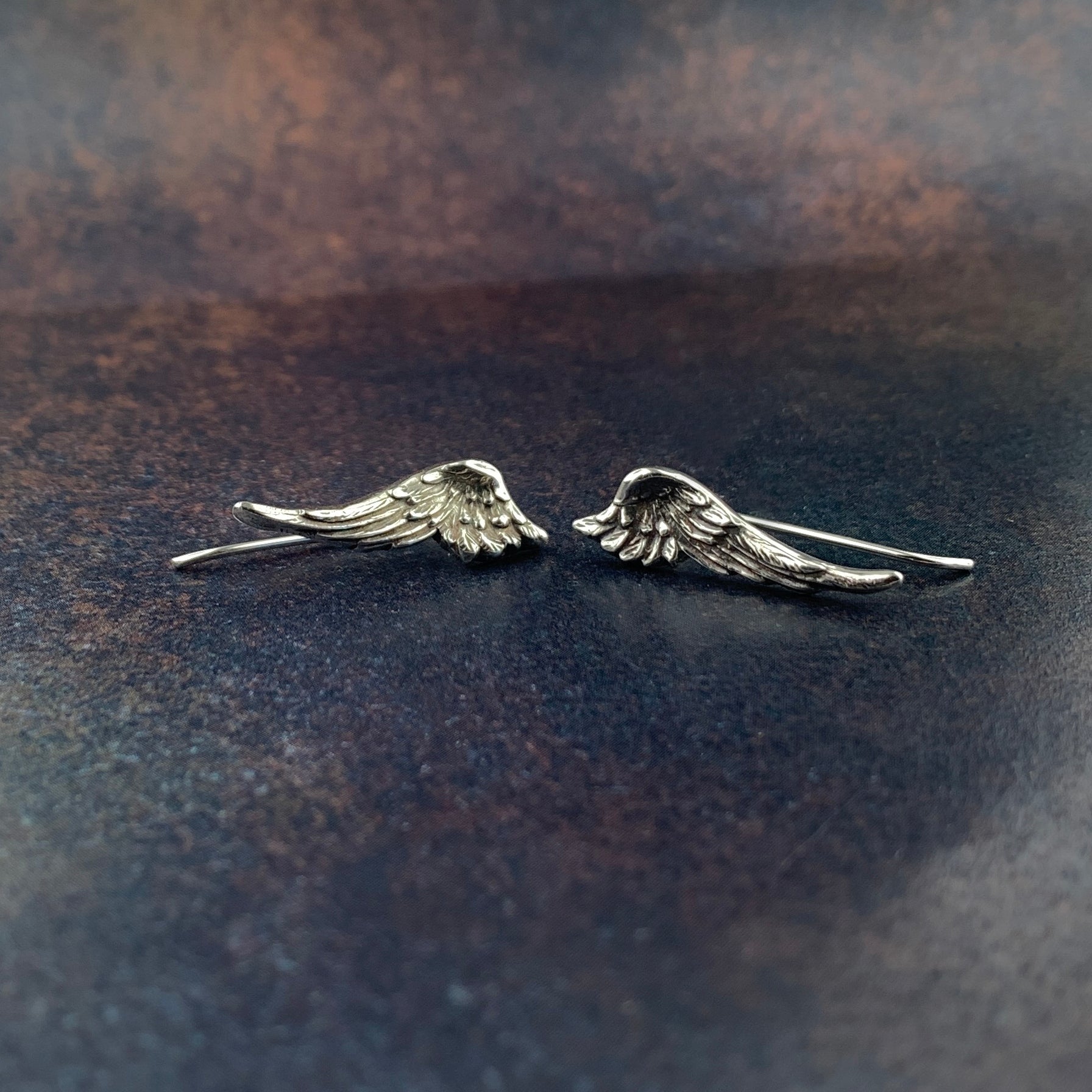 nephilim wings earrings, angel wings, fallen angel